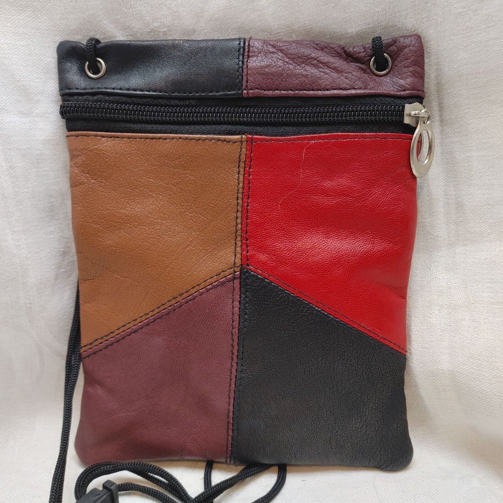 Other Genuine Leather Crossbody Handbag Women Mini Multicolor Patc Size ONE SIZE - 2 Thumbnail