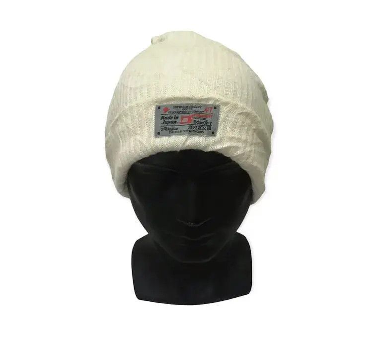 Japanese Brand Japanese Brand Nippon Plain Beanie Hat Size ONE SIZE - 1 Thumbnail