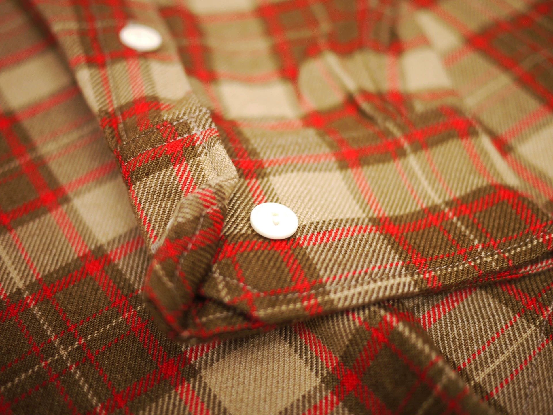 Visvim VISVIM LUMBER ELK SHIRT CHECK Beige Size 2 Size US M / EU 48-50 / 2 - 5 Thumbnail