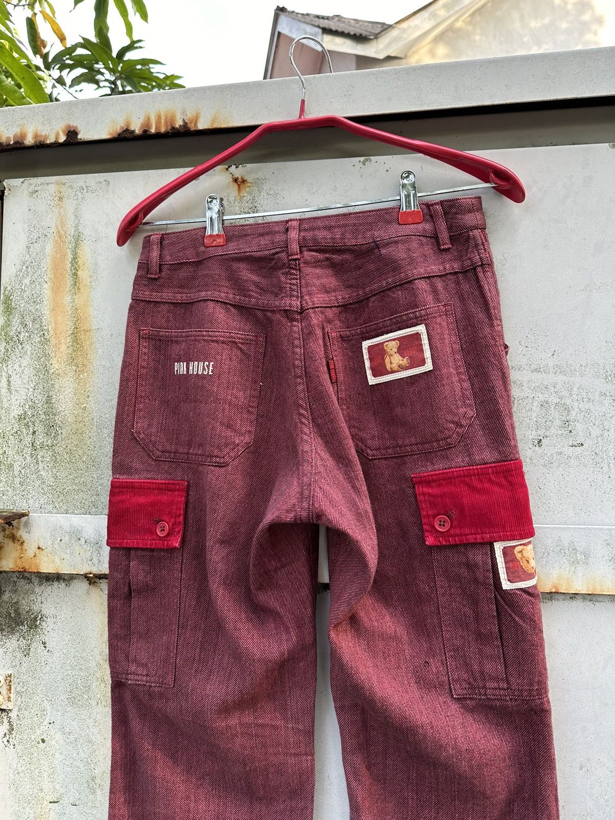 Pink House 👹Vintage Pink House PatchWork Jeans Size US 26 / EU 42 - 9 Thumbnail