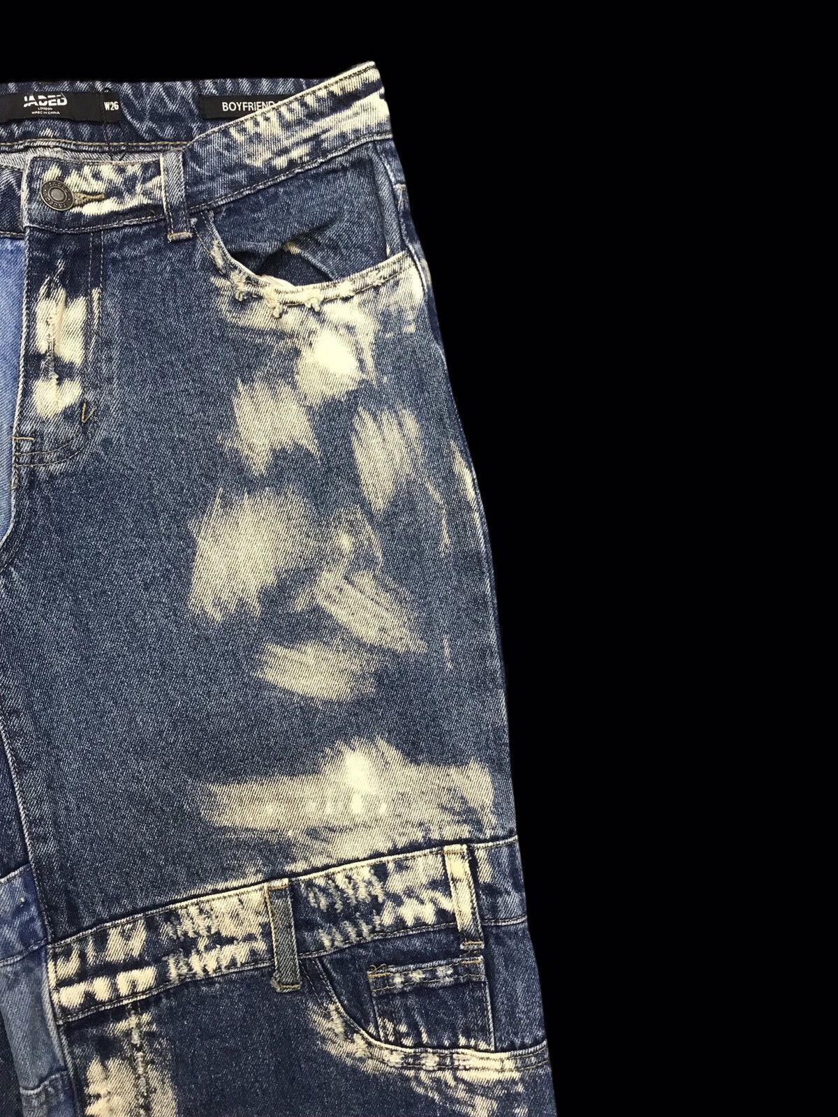 Jaded London 💥VERY RARE💥JADED LONDON BELL BOTTOM HAGI DENIM F302 Size US 28 / EU 44 - 3 Thumbnail