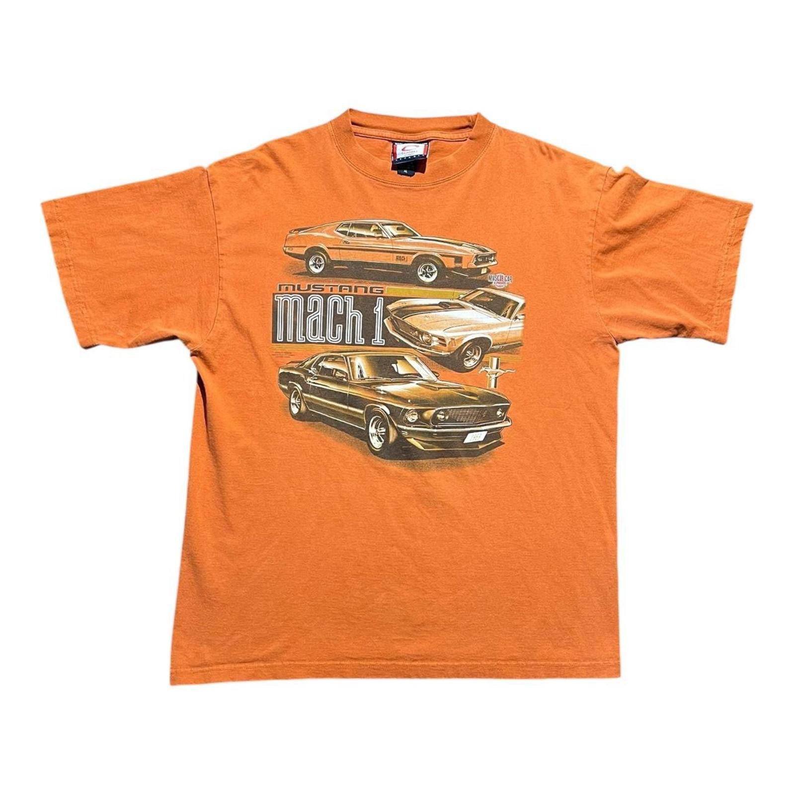 Other Vintage Ford Mustang Mach 1 Muscle Car Short Sleeve T-Shirt Size US XL / EU 56 / 4 - 1 Thumbnail