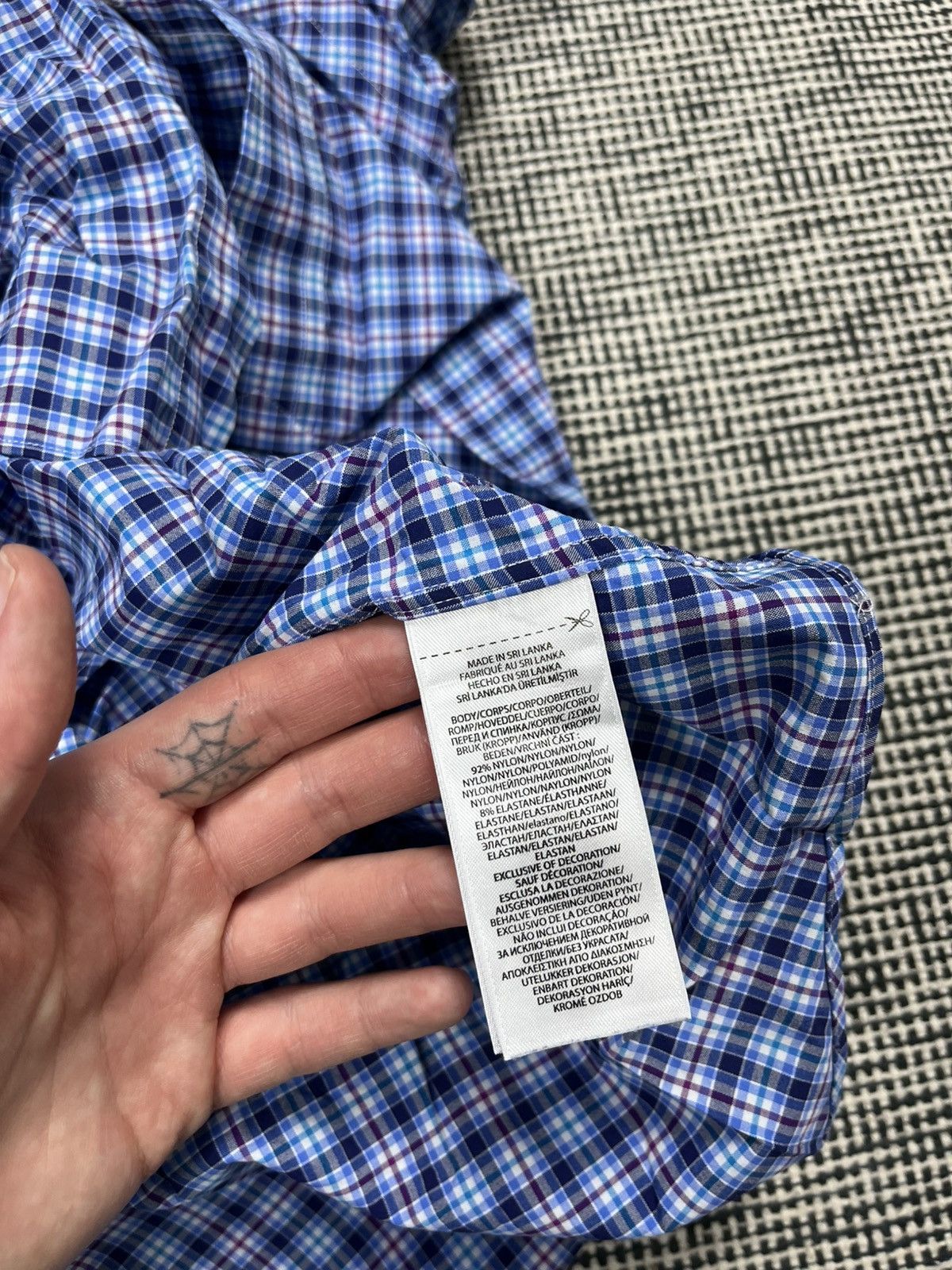 Polo Ralph Lauren Ralph Lauren XL classic fit performance nylon shirt checkerd Size US XL / EU 56 / 4 - 3 Thumbnail