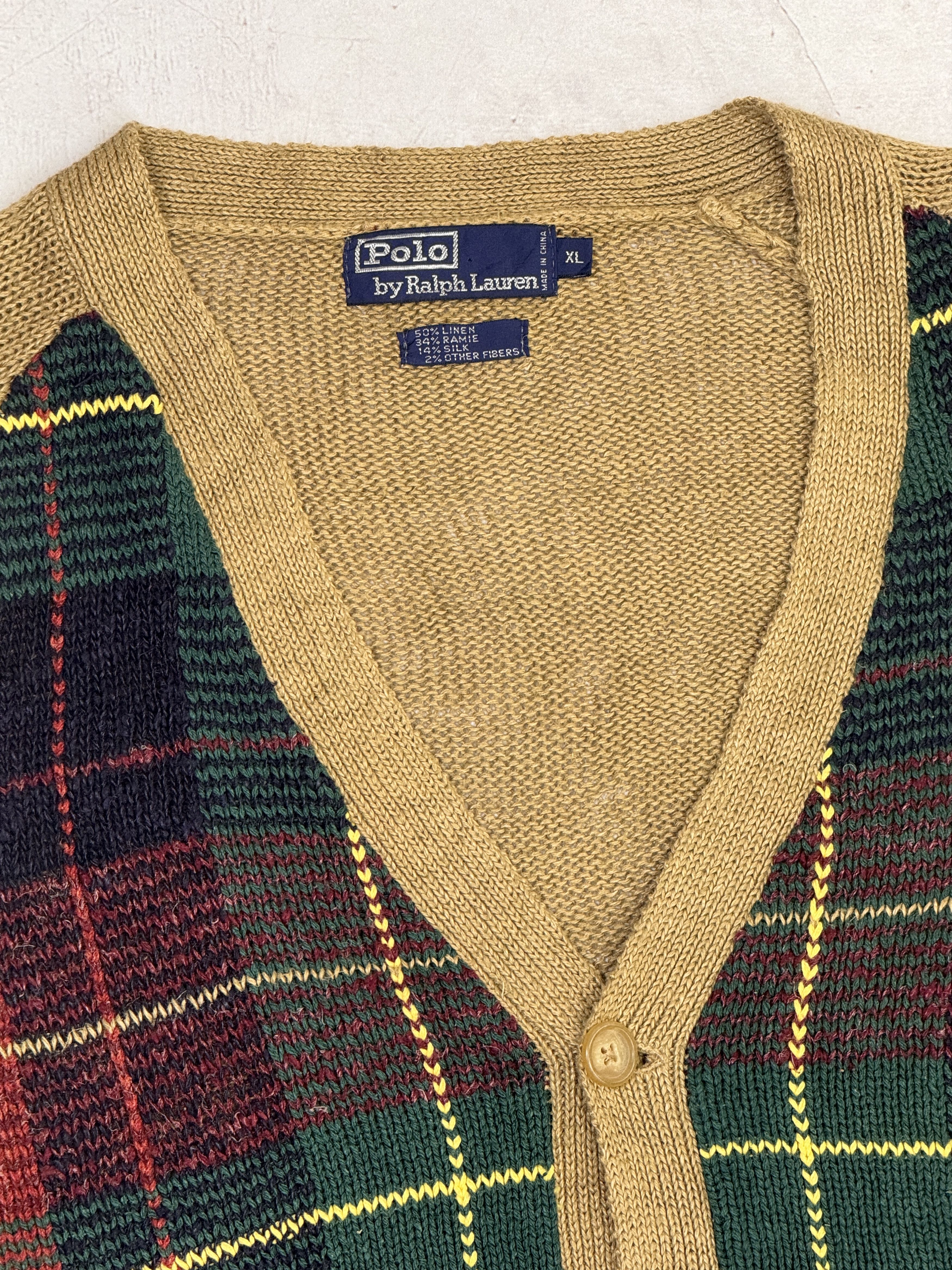 Polo Ralph Lauren × Vintage Vintage Polo Ralph Lauren Cardigan Country Style Aztec Size US XL / EU 56 / 4 - 6 Thumbnail
