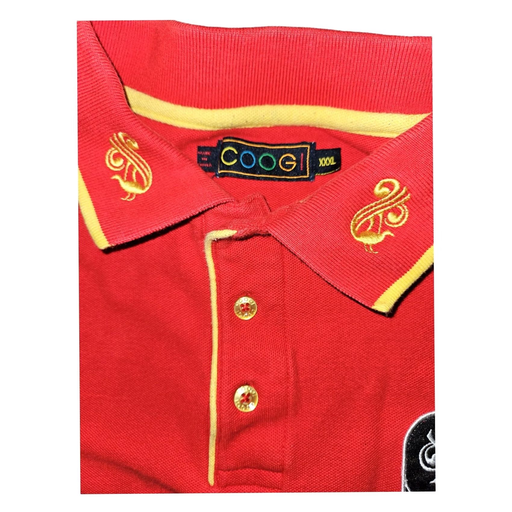Coogi VINTAGE COOGI Polo Shirt Mens 3XL Short Sleeve Red Embroidered Hip Hop City Hipster Logo 100% Cotton Shirt Size US XXL / EU 58 / 5 - 5 Thumbnail