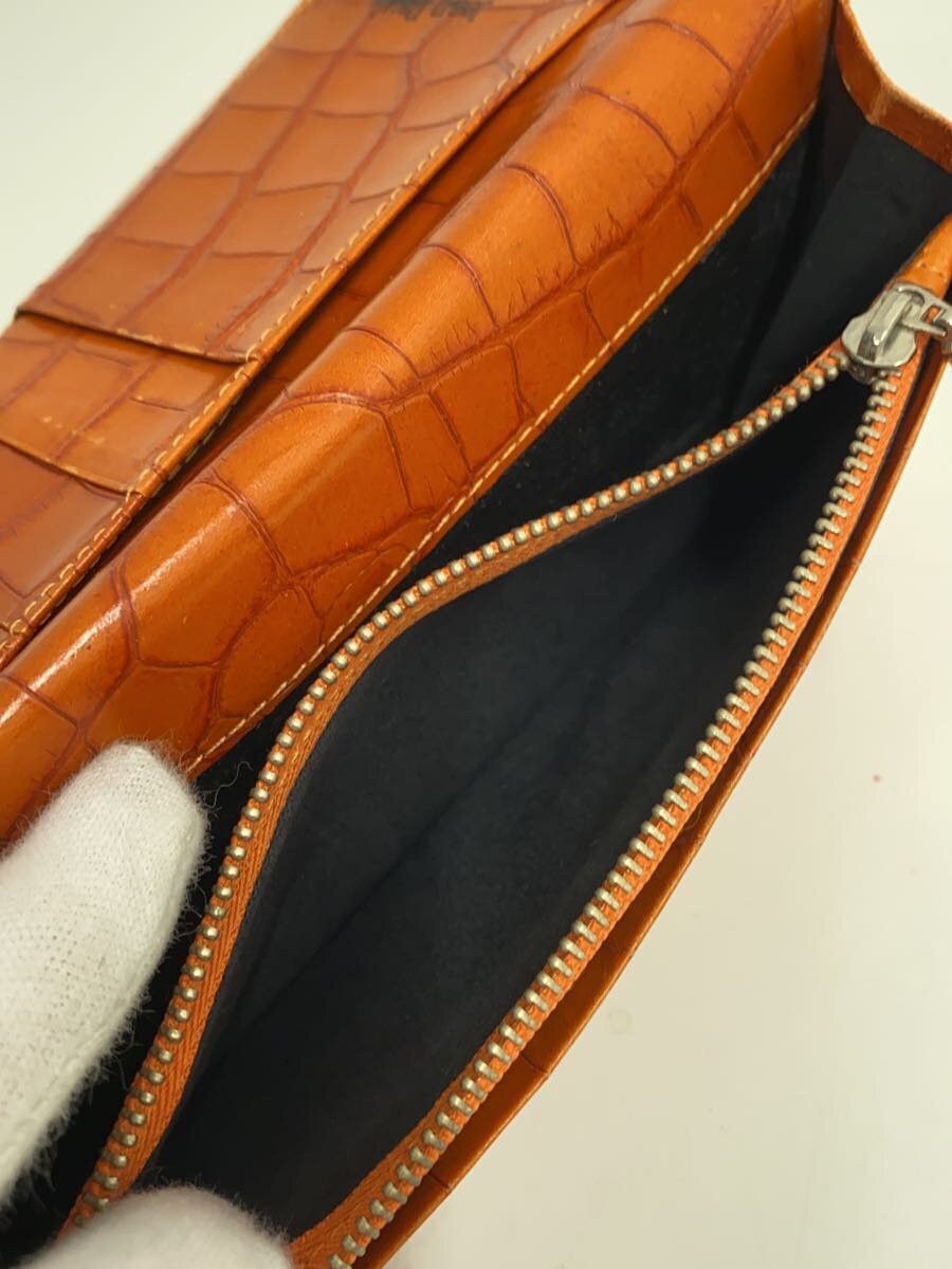 Jean Paul Gaultier Archive Crocodile Leather Embossed Long Wallet Size ONE SIZE - 6 Thumbnail