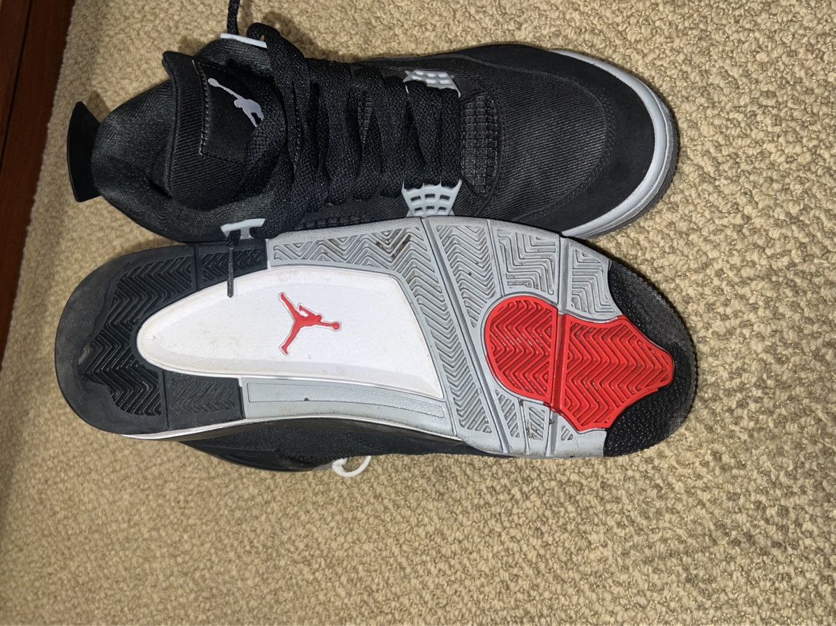Jordan Brand Jordan 4 Black canvas Size US 9 / EU 42 - 8 Thumbnail