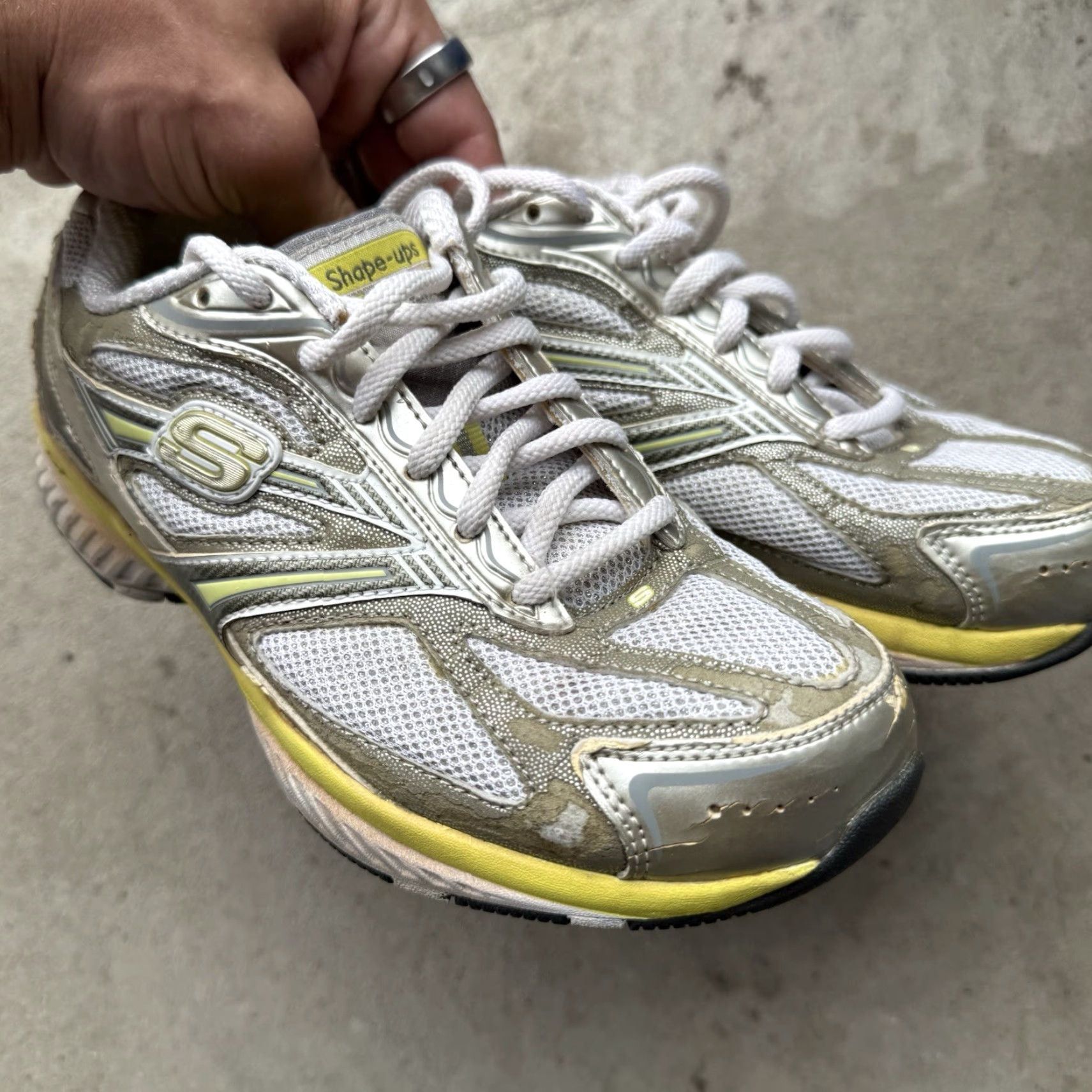 SKECHERS Skechers Shape Ups Toners Women’s Walking Shoes Gray 13013 Low Top Size 6 UV? Size M / US 6-8 / IT 42-44 - 3 Thumbnail