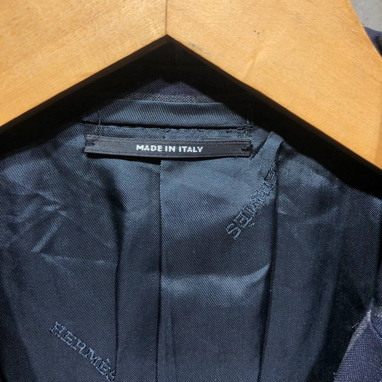 Hermes Hermes Pinstripe Blazer coat Size 48R - 7 Thumbnail