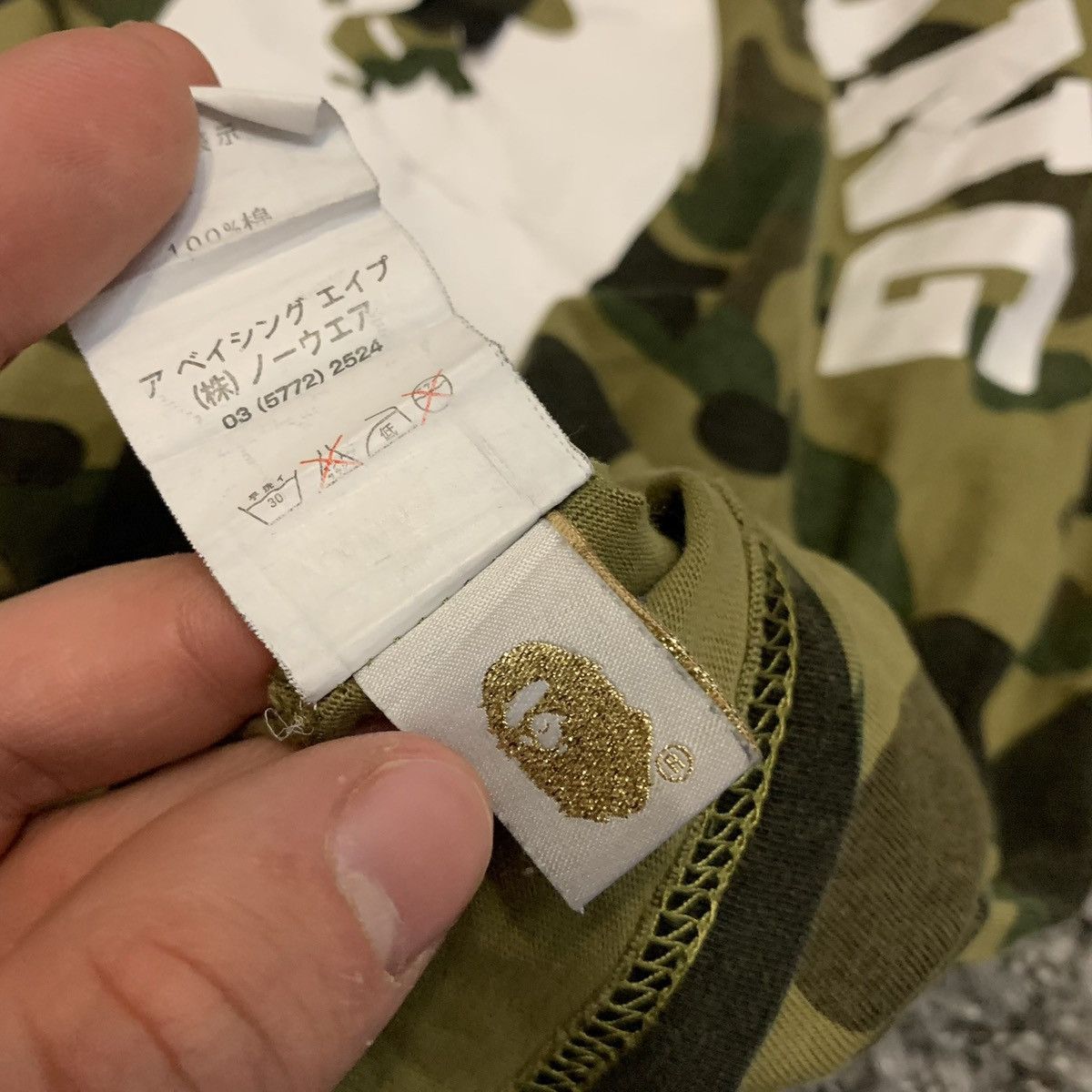 Japanese Brand A Bathing Ape Bape Japan Style Streetwear Rare Size US S / EU 44-46 / 1 - 7 Thumbnail