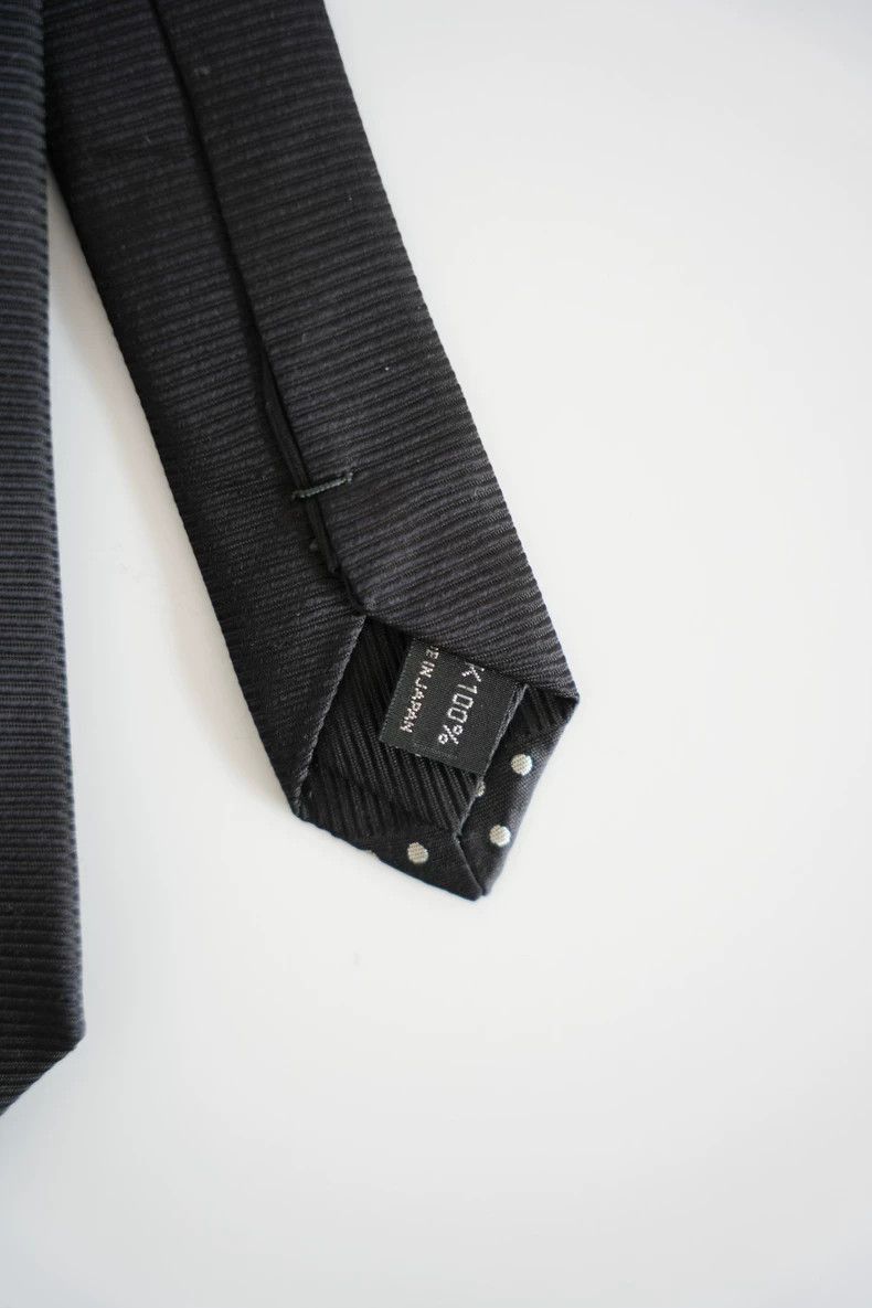 Yohji Yamamoto Yohji Yamamoto Yohji Yamamoto Silk Tie with Polka Dots Size ONE SIZE - 3 Thumbnail