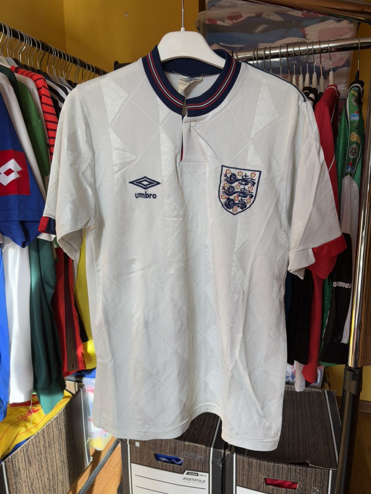 Umbro England 1987 umbro jersey S vintage retro Size US S / EU 44-46 / 1 - 1 Thumbnail