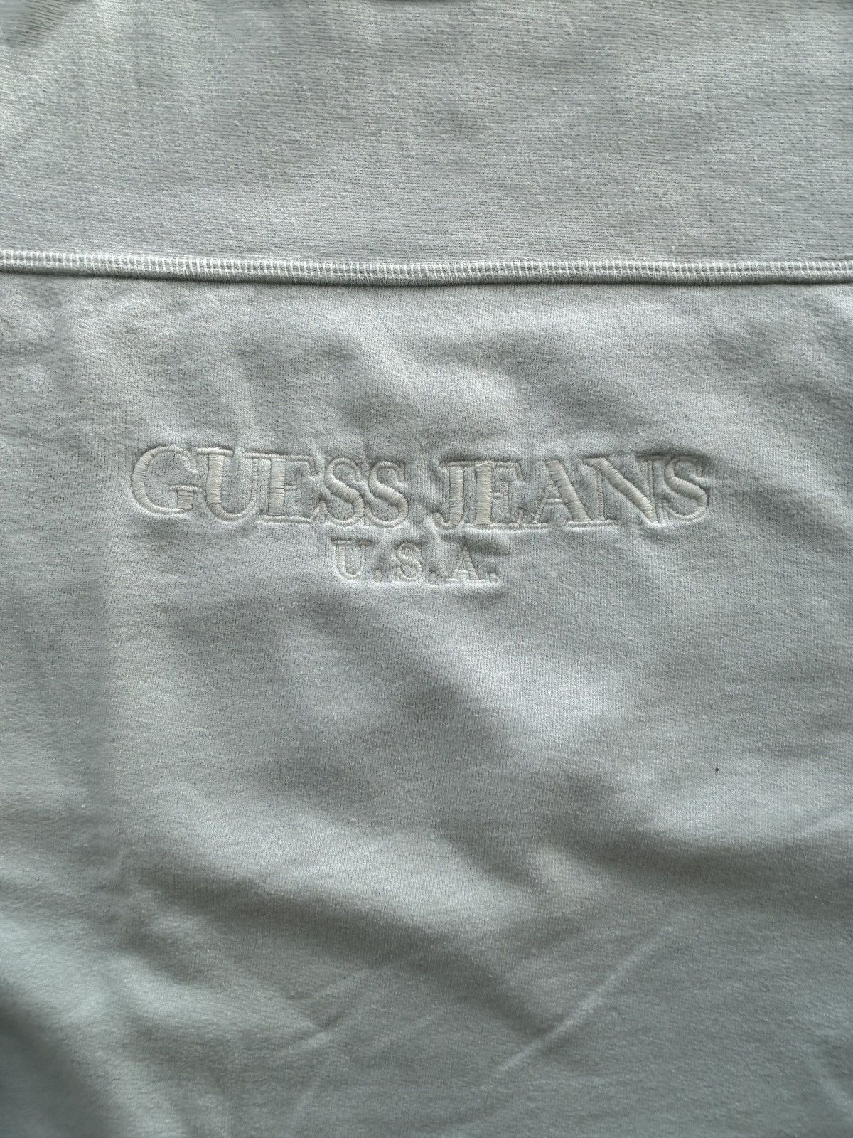 Guess Vintage 90s Guess Jeans Embroidered Crewneck Sweatshirt Size US XL / EU 56 / 4 - 3 Thumbnail