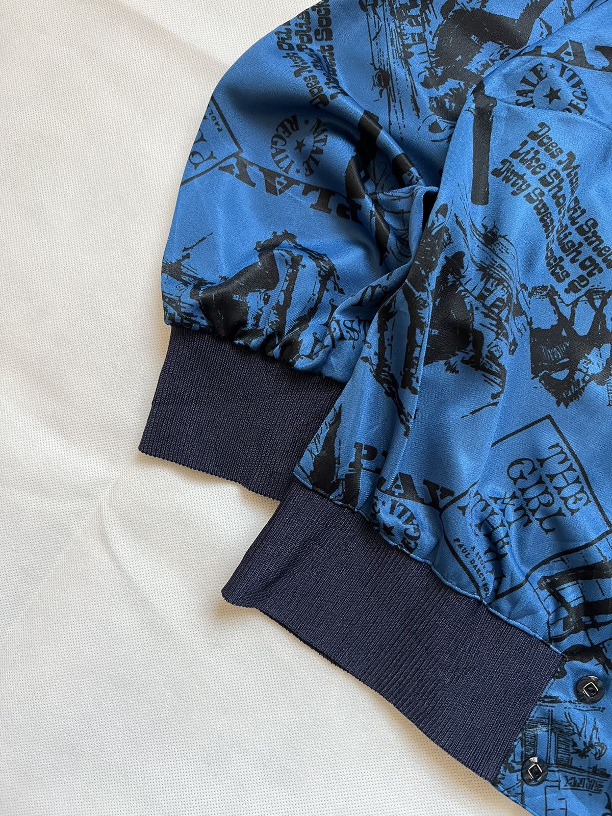 Japanese Brand Vintage Full Print Silk Cardigan Kurt Cobain Style Size US M / EU 48-50 / 2 - 9 Thumbnail