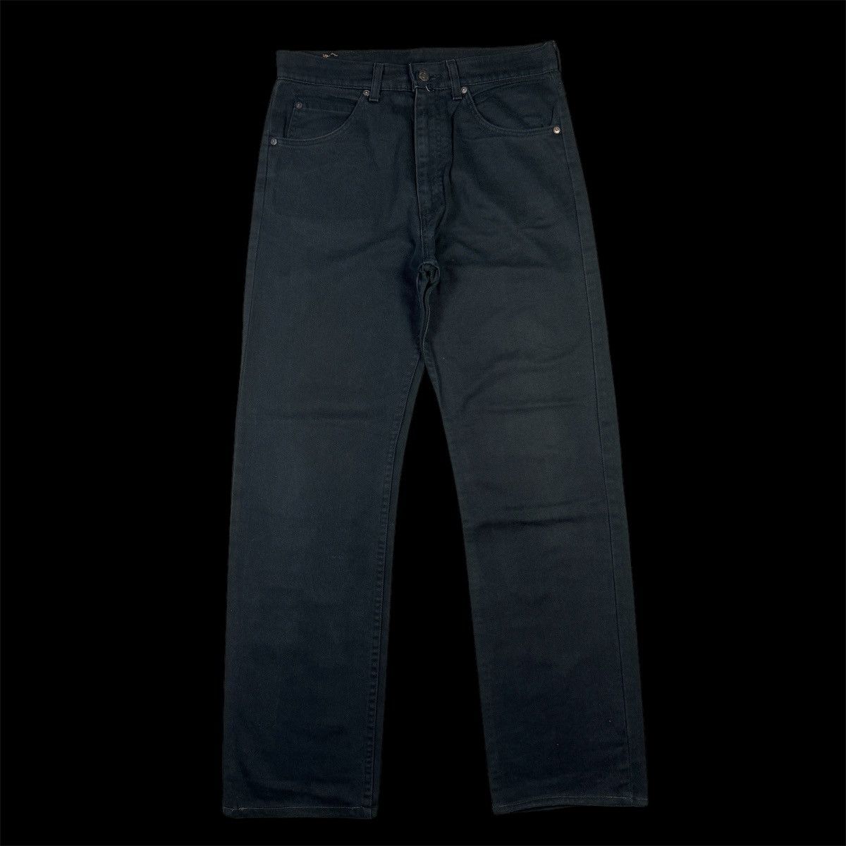 Levi's × Vintage 💥Vintage Levis 607 Orange Tab Super Black Denim Pant Size US 32 / EU 48 - 12 Thumbnail