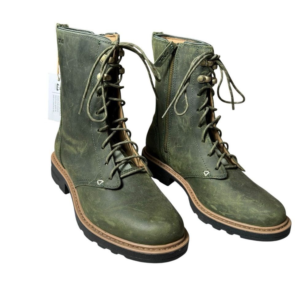 Teva New Free People Teva Rowena Lace Up Green Boots Size 6 Size US 6 / IT 36 - 2 Thumbnail