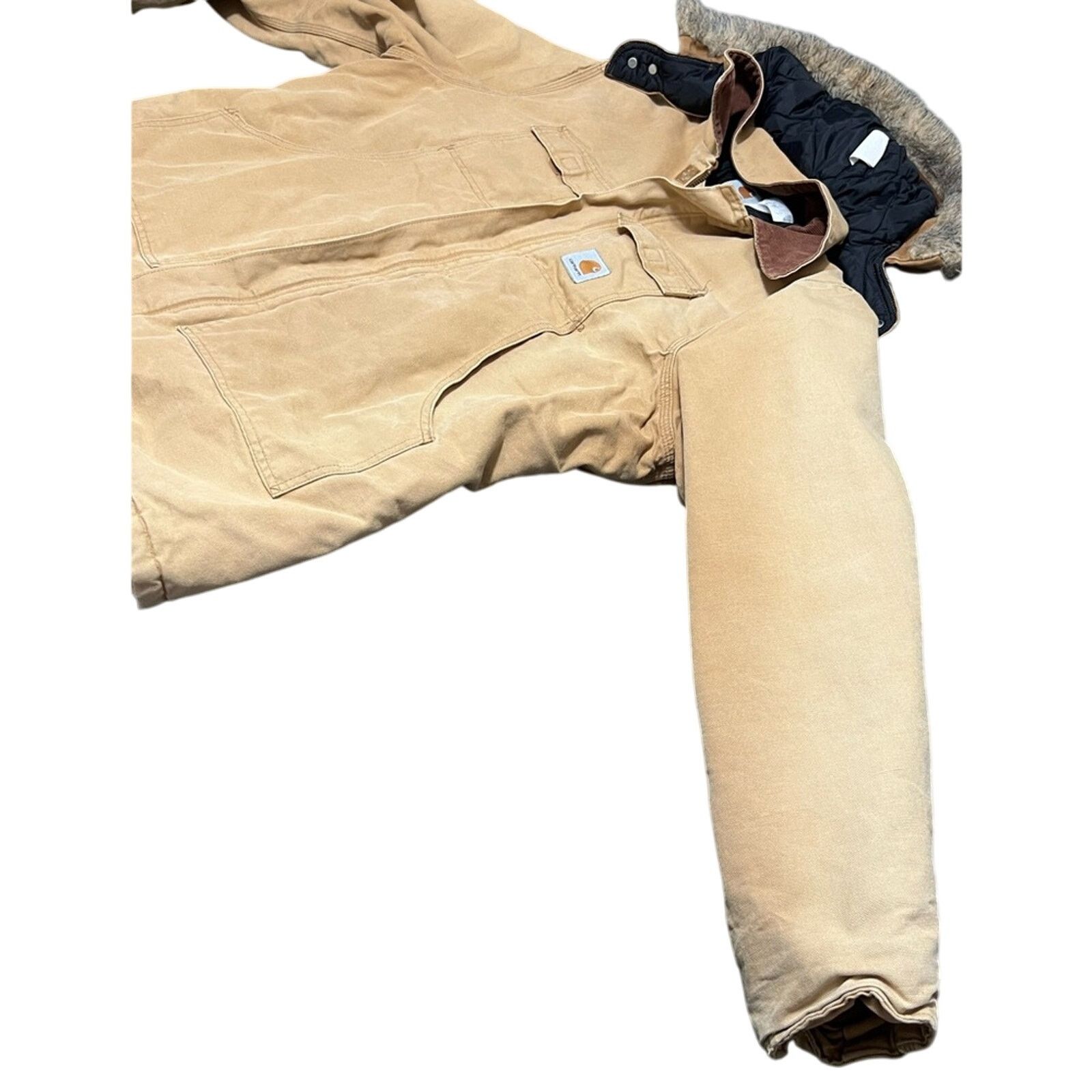Carhartt VTG Carhartt Jacket CQ186 Chore Coat Canvas 90s UNION MADE Size US XXL / EU 58 / 5 - 8 Thumbnail