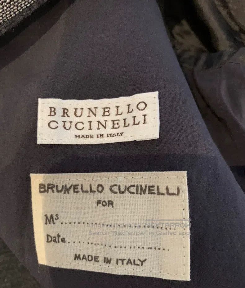 Brunello Cucinelli Brunello Cucinelli Beaded Wool Jacket Size S / US 4 / IT 40 - 6 Thumbnail
