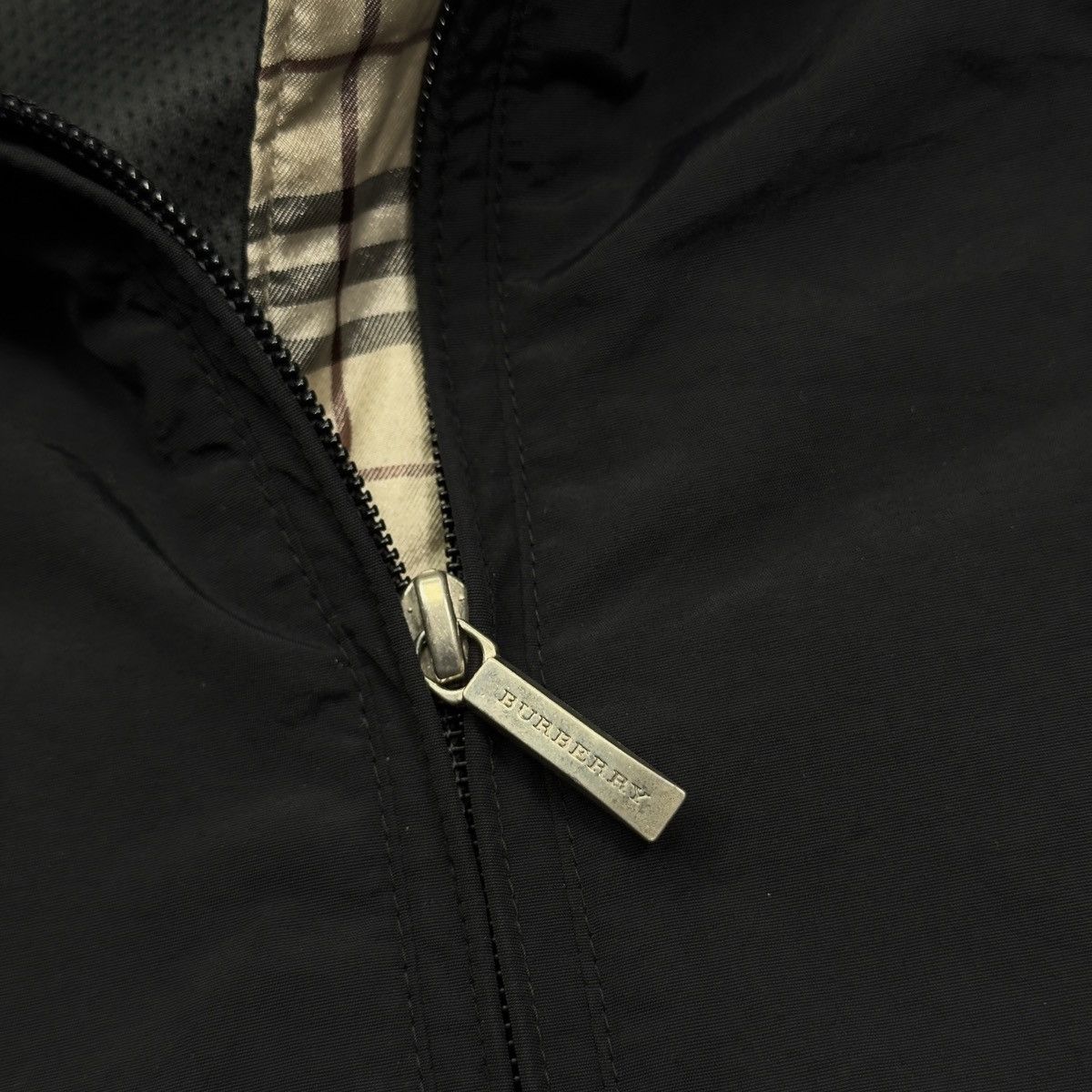 Burberry Nova Check Burberry Black Label Mesh Jacket Size L Black Size US L / EU 52-54 / 3 - 9 Thumbnail