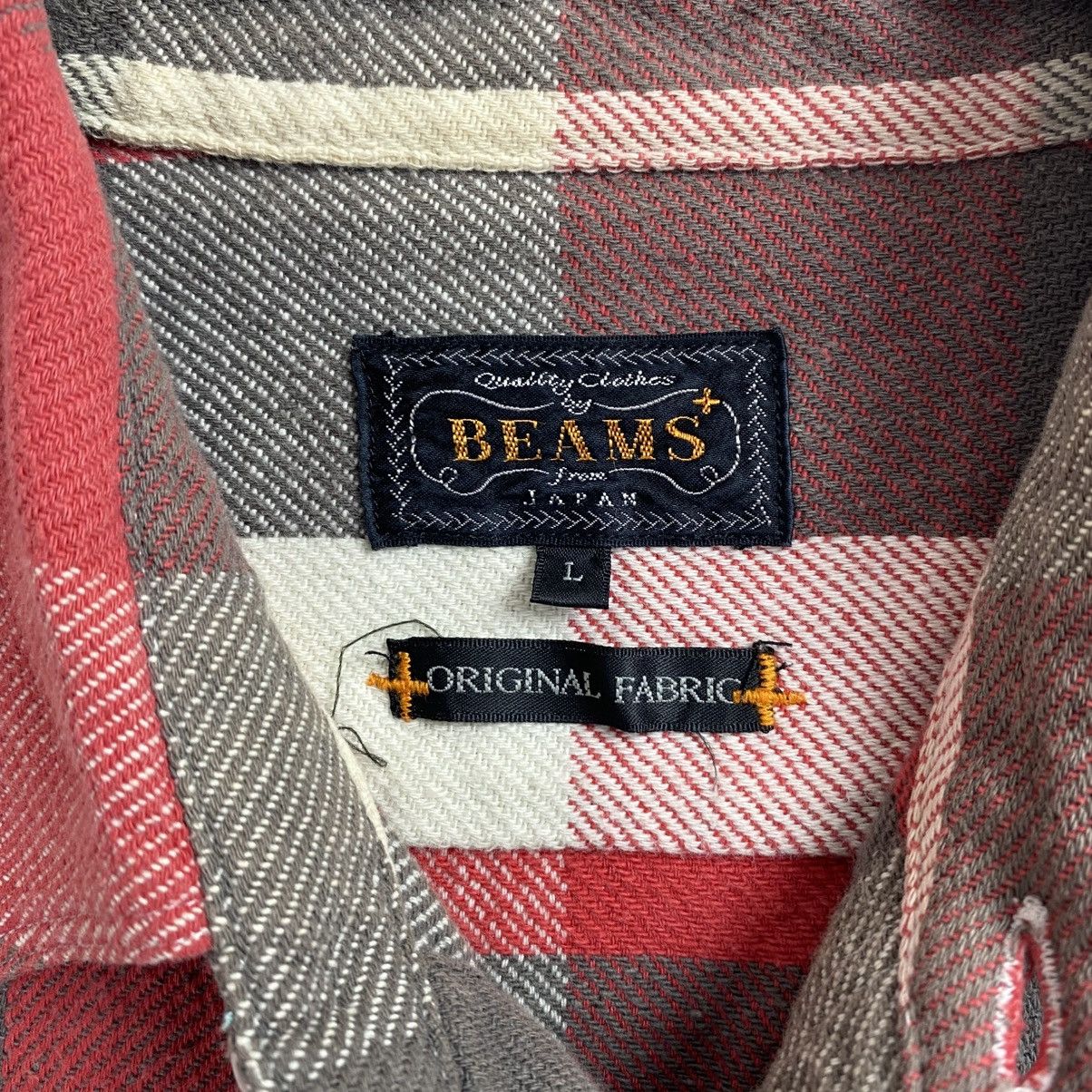Beams Plus Japan Beams Plus Flannel Shirt Size US L / EU 52-54 / 3 - 3 Thumbnail