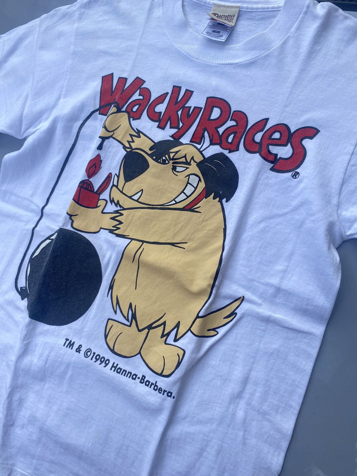 Cartoon Network × Fruit Of The Loom × Vintage 💸NEED GONE💸 Vintage 90s wacky races dastardly muttley tee Size US S / EU 44-46 / 1 - 2 Thumbnail