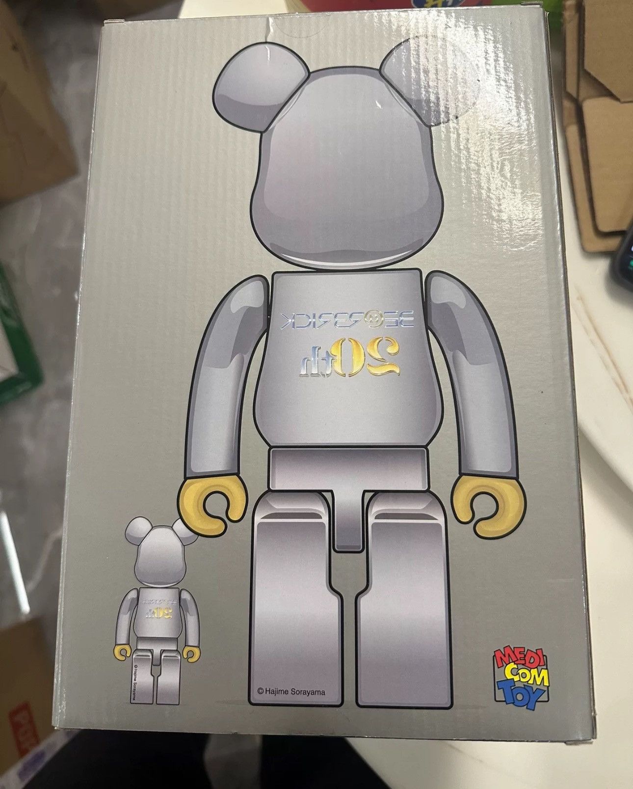 Japanese Brand Bearbrick 20th Anniversary 100% & 400% Set Size ONE SIZE - 4 Thumbnail
