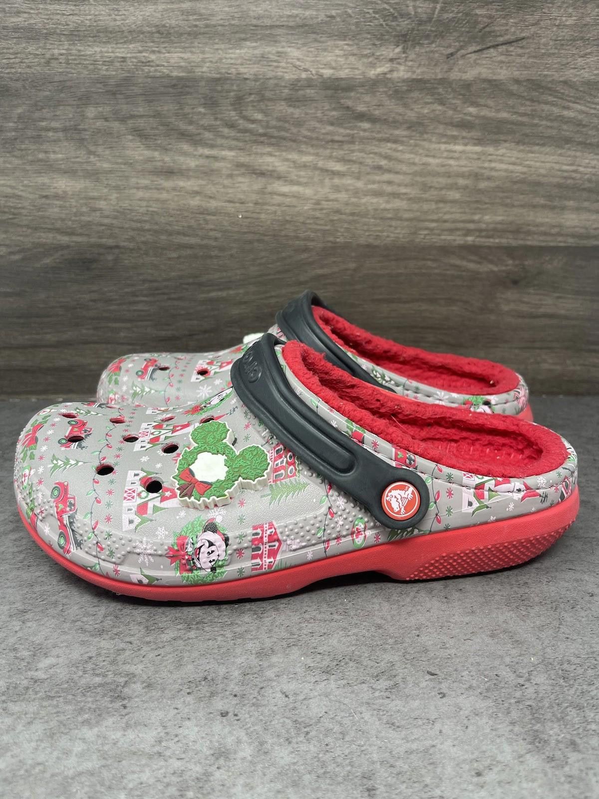 Crocs Crocs Classic Holiday Lined Clogs Womens Size 8 Christmas Size US 8 / IT 38 - 1 Thumbnail