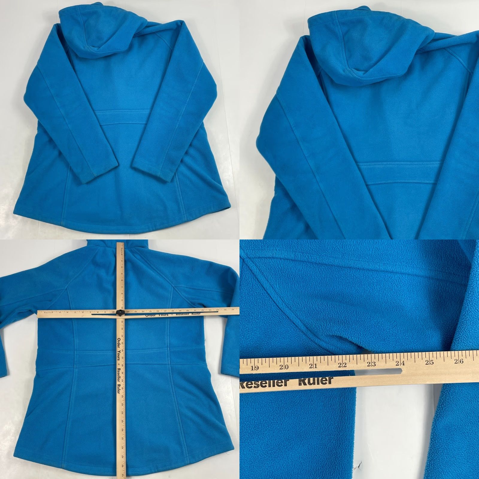 Vintage Duluth Jacket Womens Large Blue Shoreline Windproof Fleece Hooded Skiing Camping Size L / US 10 / IT 46 - 8 Thumbnail
