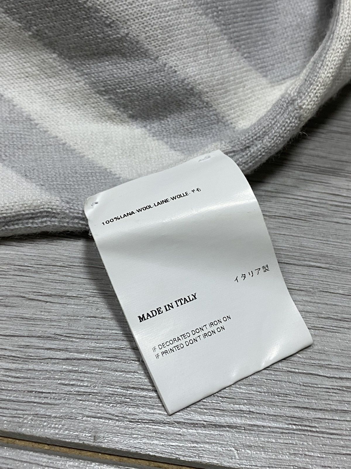 Maison Margiela Maison Margiela London 2008 spell out big logo wool scarf Size ONE SIZE - 5 Thumbnail
