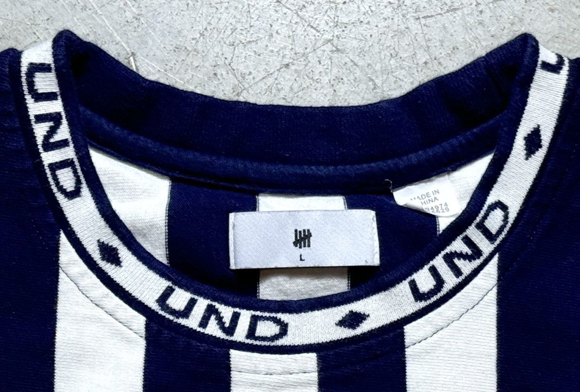 Undefeated × Vintage Undefeated Striped Roller Blue White Shirt size L Size US L / EU 52-54 / 3 - 2 Thumbnail