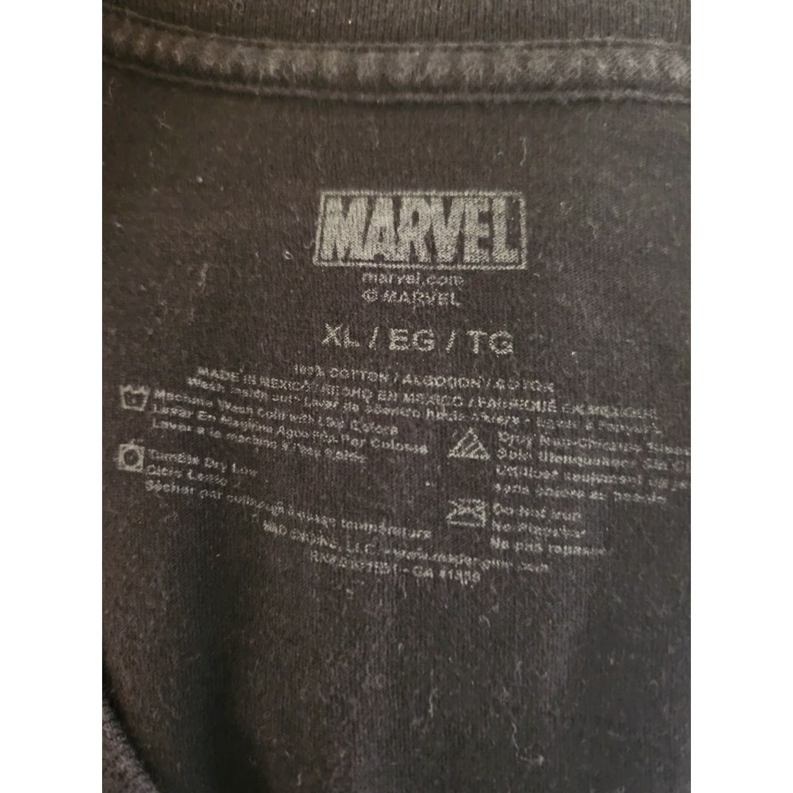 Vintage Marvel Studios T-SHIRT Black "The FIRST ten YEARS" Avengers XL Mens Crew Neck Short Sleeve Cotton Size US XL / EU 56 / 4 - 3 Thumbnail