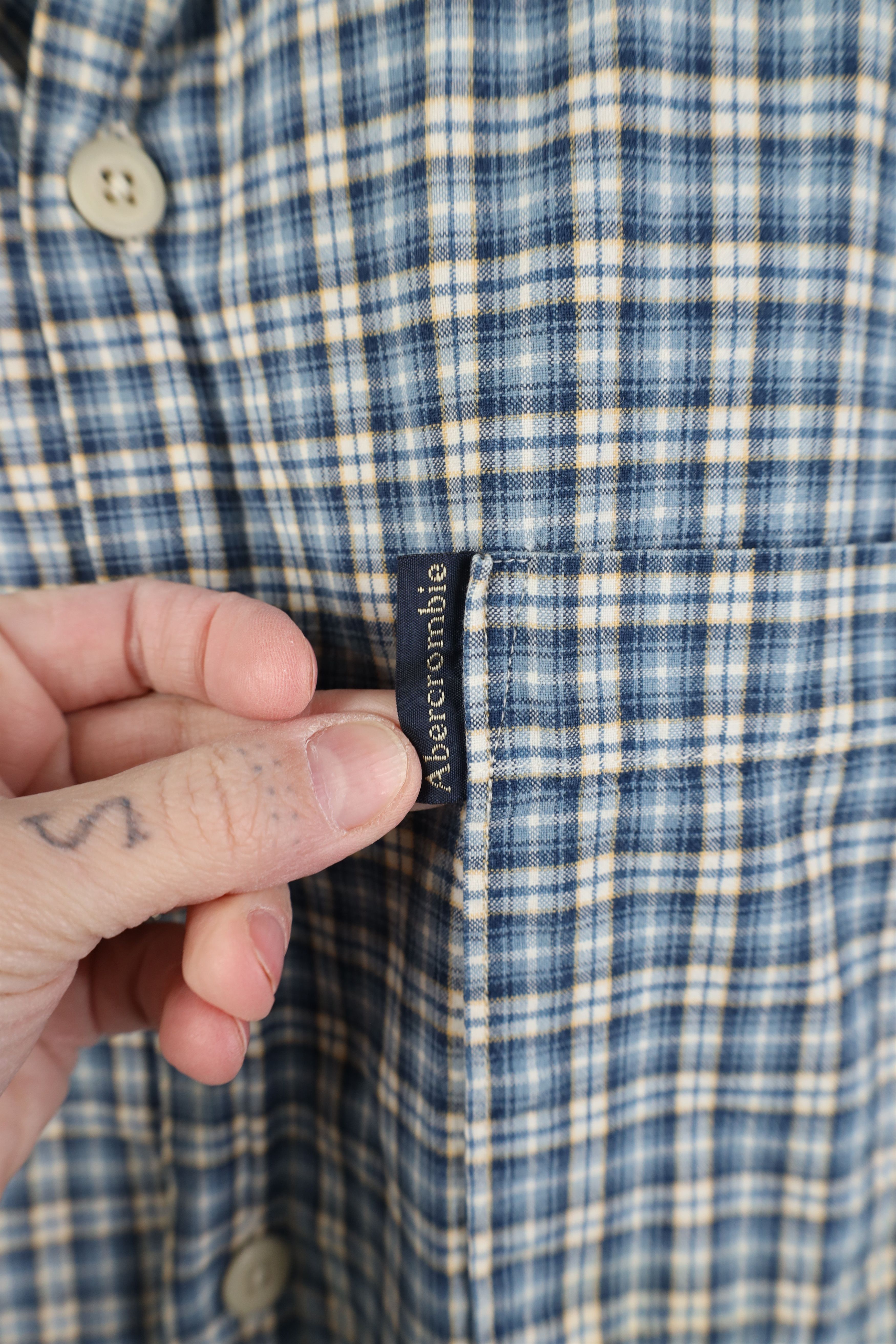 Abercrombie & Fitch Vintage 90s Y2K Abercrombie & Fitch Short Sleeve Shirt Size US XL / EU 56 / 4 - 4 Thumbnail