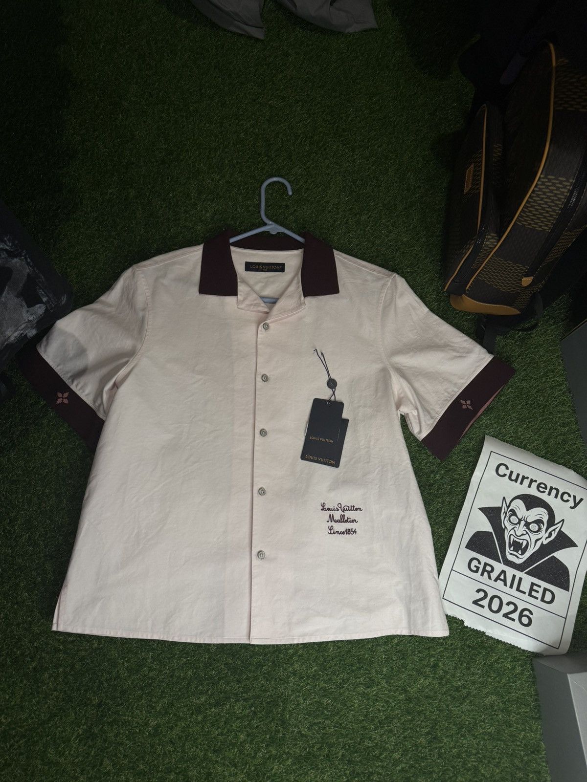Louis Vuitton LV Rare Size🌸New Season 1AIKAD Ribbed Collar Button Up shirt Size US XL / EU 56 / 4 - 3 Thumbnail