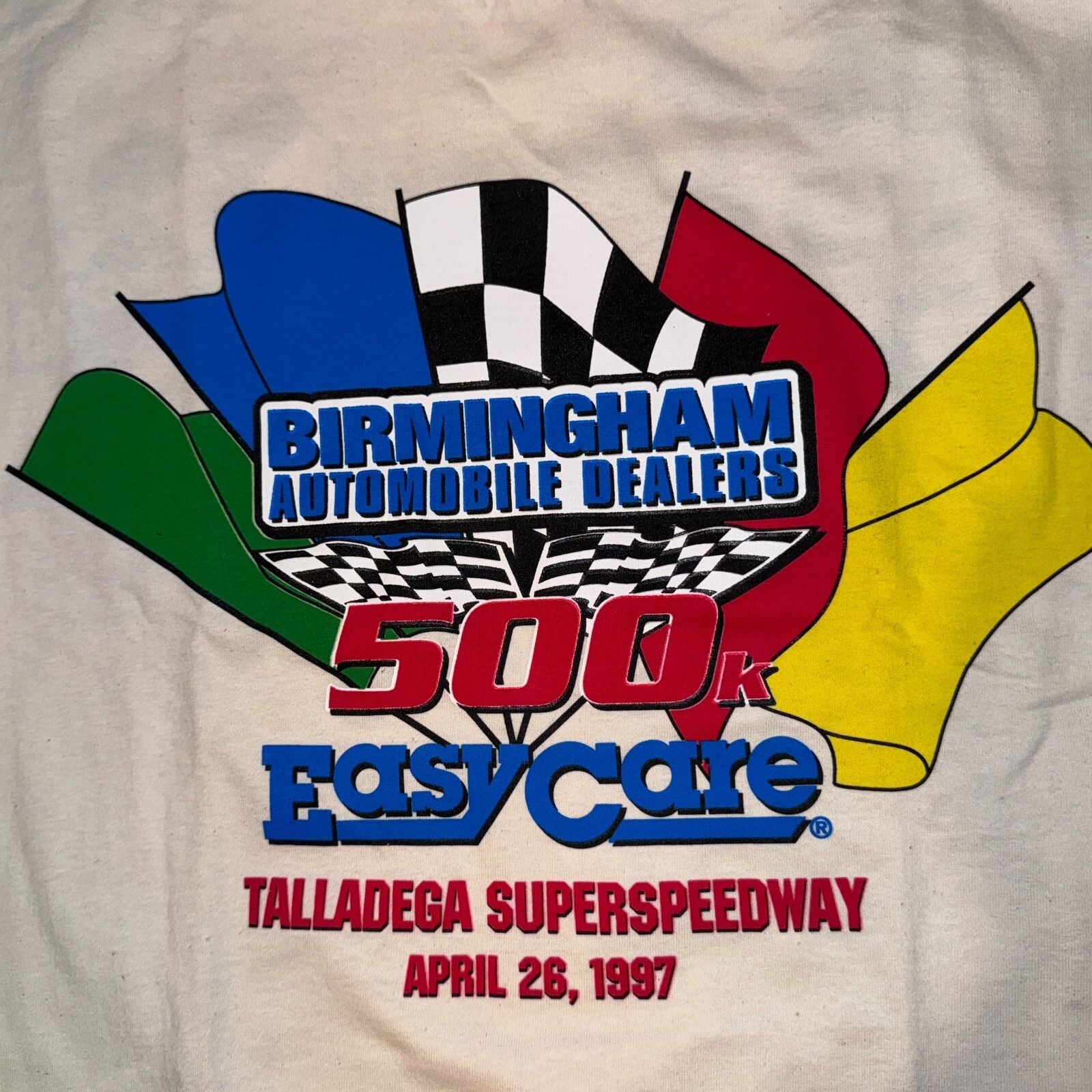 Jerzees Vintage 1997 Birmingham Automobile Dealers Racing Easy Care Size US XXL / EU 58 / 5 - 4 Thumbnail