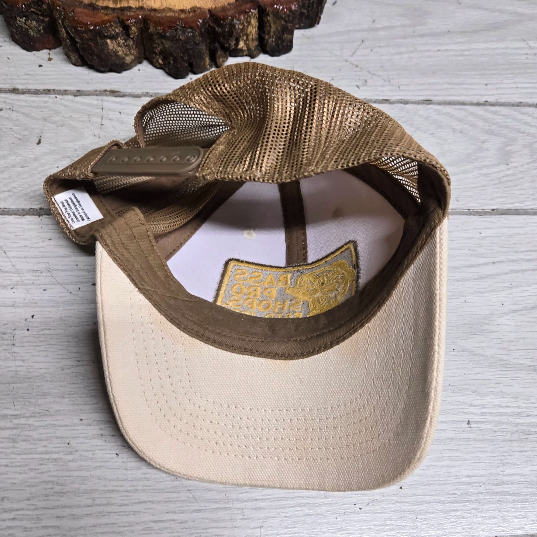 Bass Pro Shops Bass Pro Shops Hat Men'sOne Size Adjustable Brown Outdoor Deer Logo Snapback Cap Casual Hunting Athletics Size ONE SIZE - 5 Thumbnail