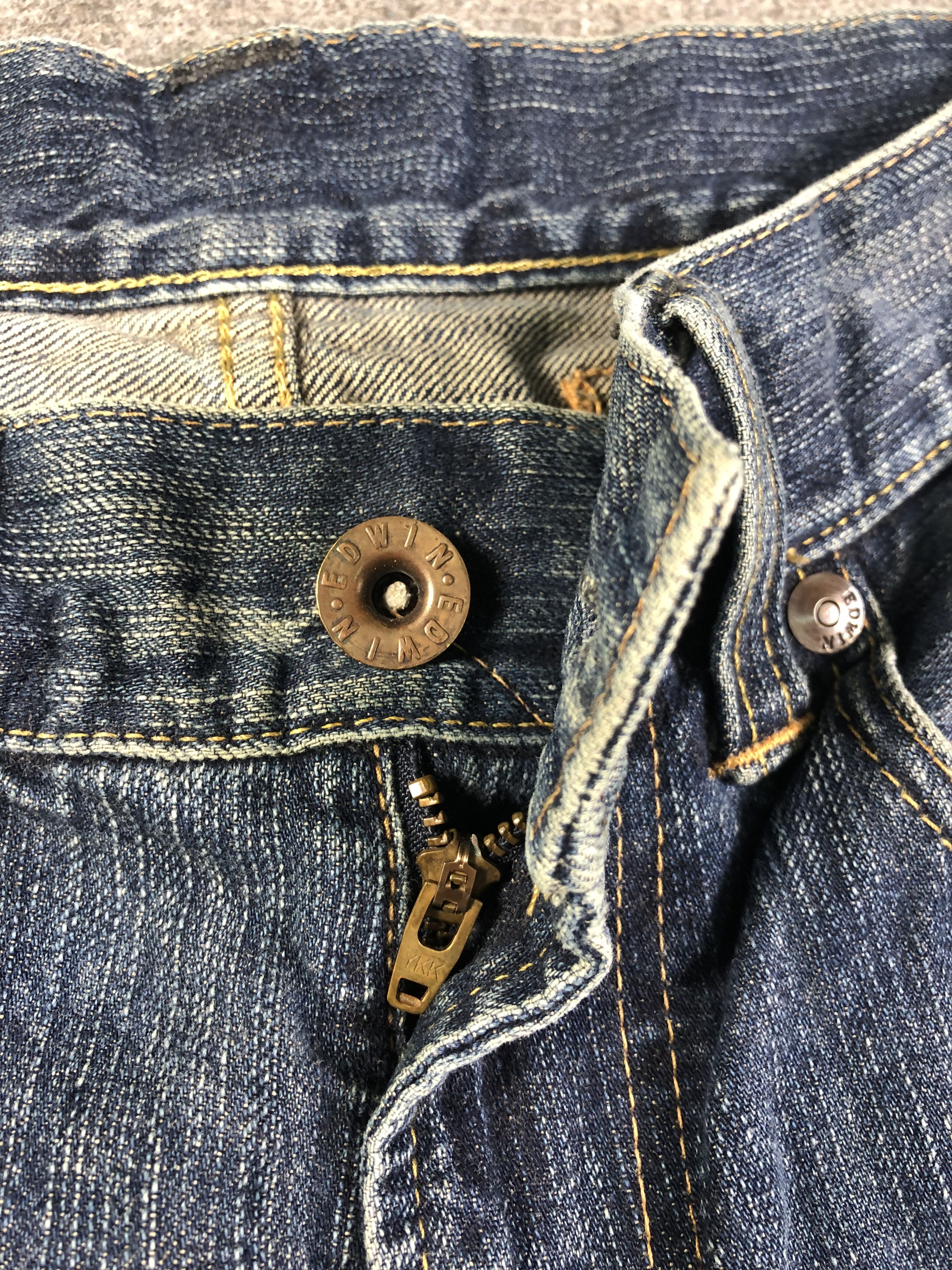 Other Edwin Wash Blue Short Jeans 30x15.5 Size US 30 / EU 46 - 3 Thumbnail