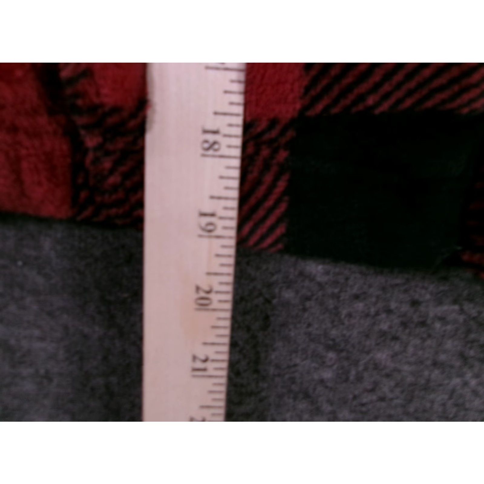 Vintage VINTAGE Hippie Rose Jacket Womens M Red Black Buffalo Plaid Faux Fur Zip Cropped Pockets Size M / US 6-8 / IT 42-44 - 5 Thumbnail