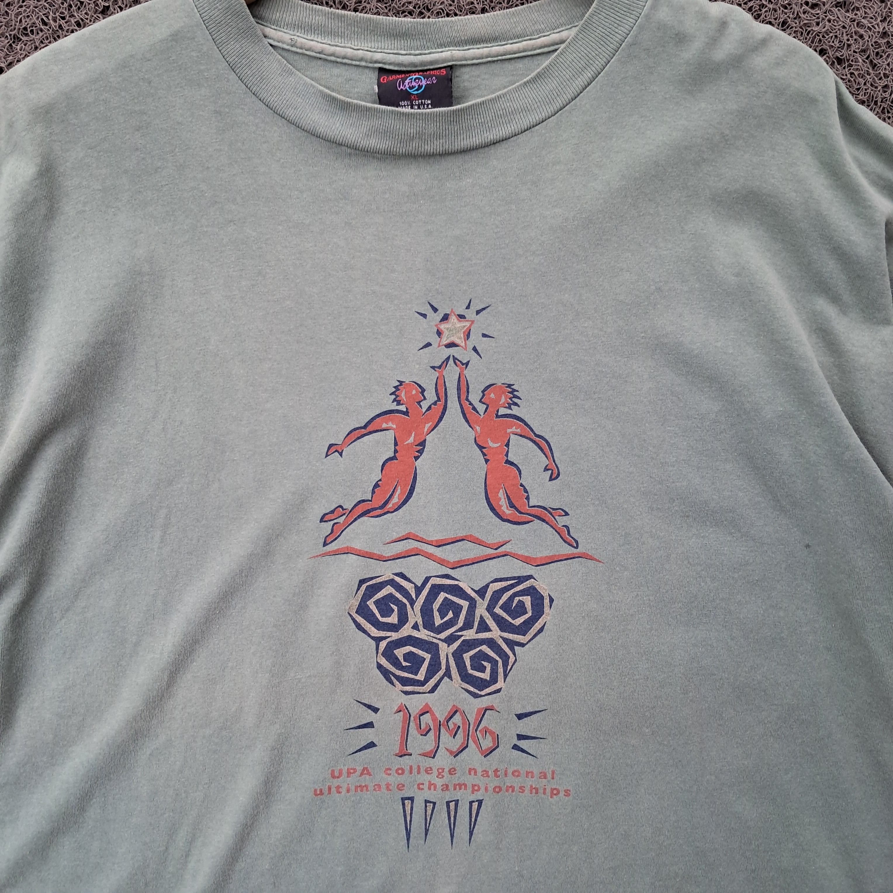 Vintage Vintage Tee UPA College National Ultimate Championship Size US XL / EU 56 / 4 - 3 Thumbnail