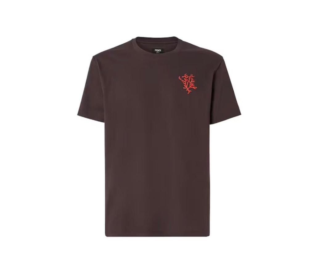 Fendi o1s1wg110526 T-Shirt in Chocolate Brown Size US S / EU 44-46 / 1 - 1 Preview