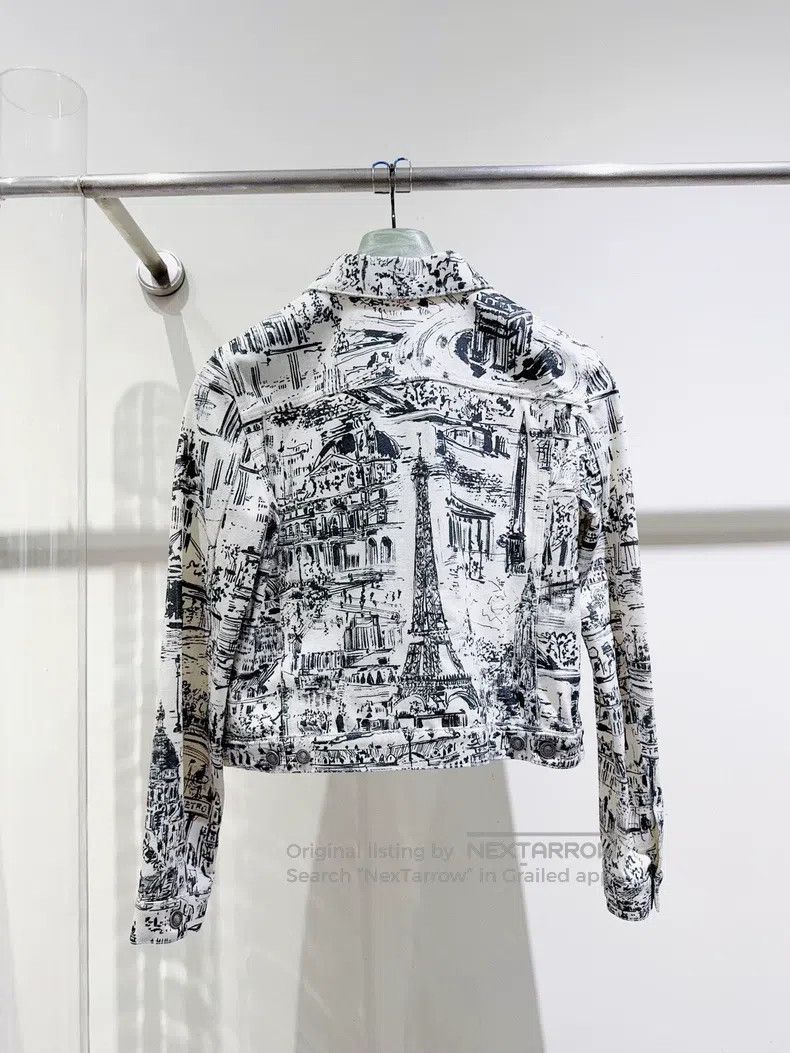 Dior Dior 24 Spring and Summer Paris Map Denim Jacket Size M / US 6-8 / IT 42-44 - 5 Thumbnail