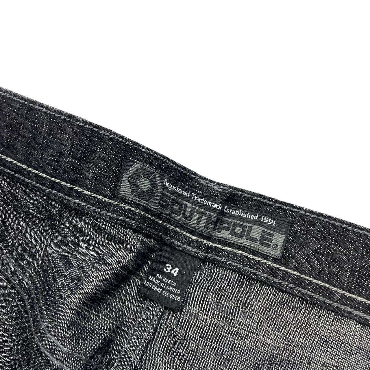 Southpole Vintage Southpole Baggy Black Denim Shorts / Jorts Waist 35 Size US 35 - 7 Thumbnail