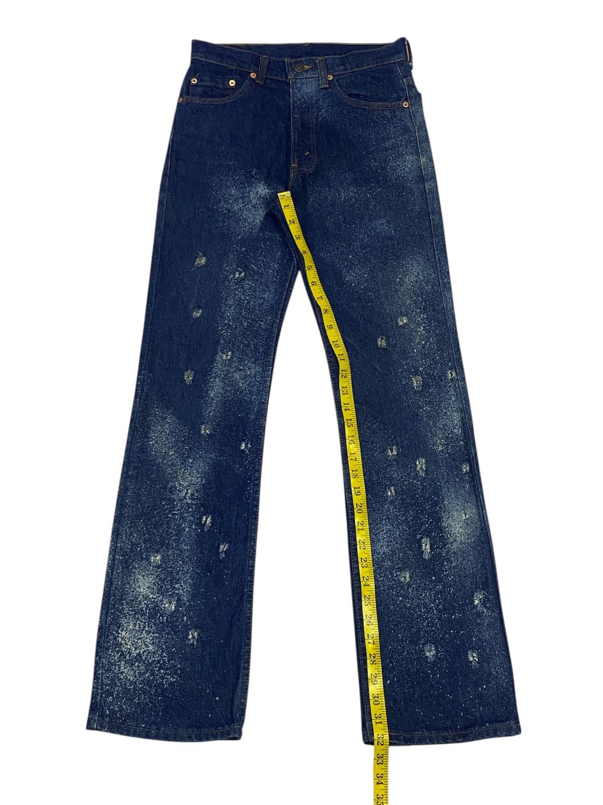 Levi's Vintage 80s Levi’s Galactic Wash Distressed Denim Pants Size US 28 / EU 44 - 18 Thumbnail