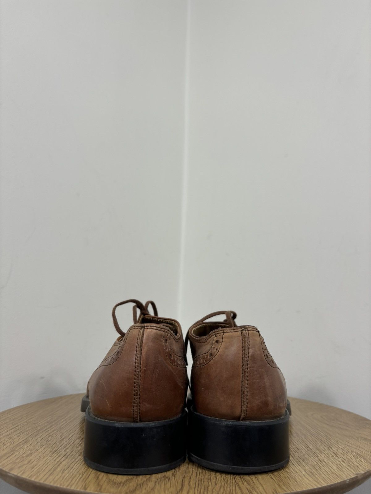 Tod's Tod’s Men’s Brown Lace-Up Formal Leather Oxford Brogue Shoes Size US 9 / EU 42 - 13 Thumbnail