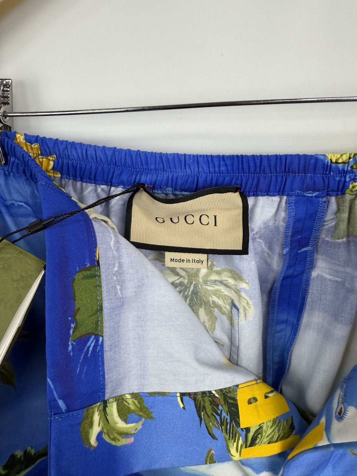Gucci 🇮🇹 Gucci Souvenir From Los Angelis Swim High Waisted Shorts Size US 32 / EU 48 - 11 Thumbnail