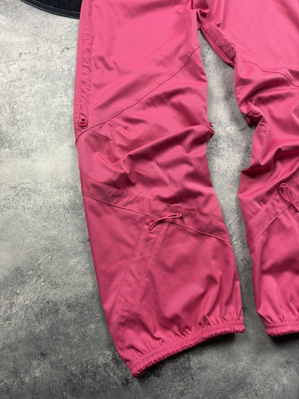 Nike NIKE Hype Baggy Pink Drawstrings Style Casual Pants Rare Size 28" / US 6 / IT 42 - 3 Thumbnail