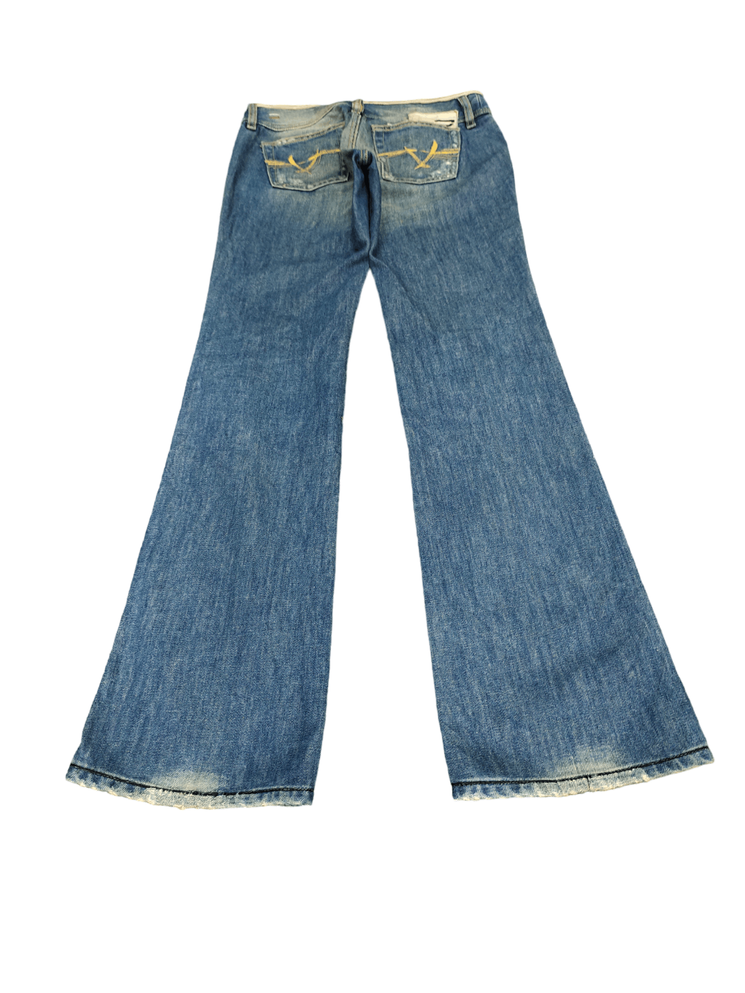 Diesel Flare Jeans Diesel Distress Faded Boot Cut Y2k Low Rise Size US 27 - 11 Thumbnail