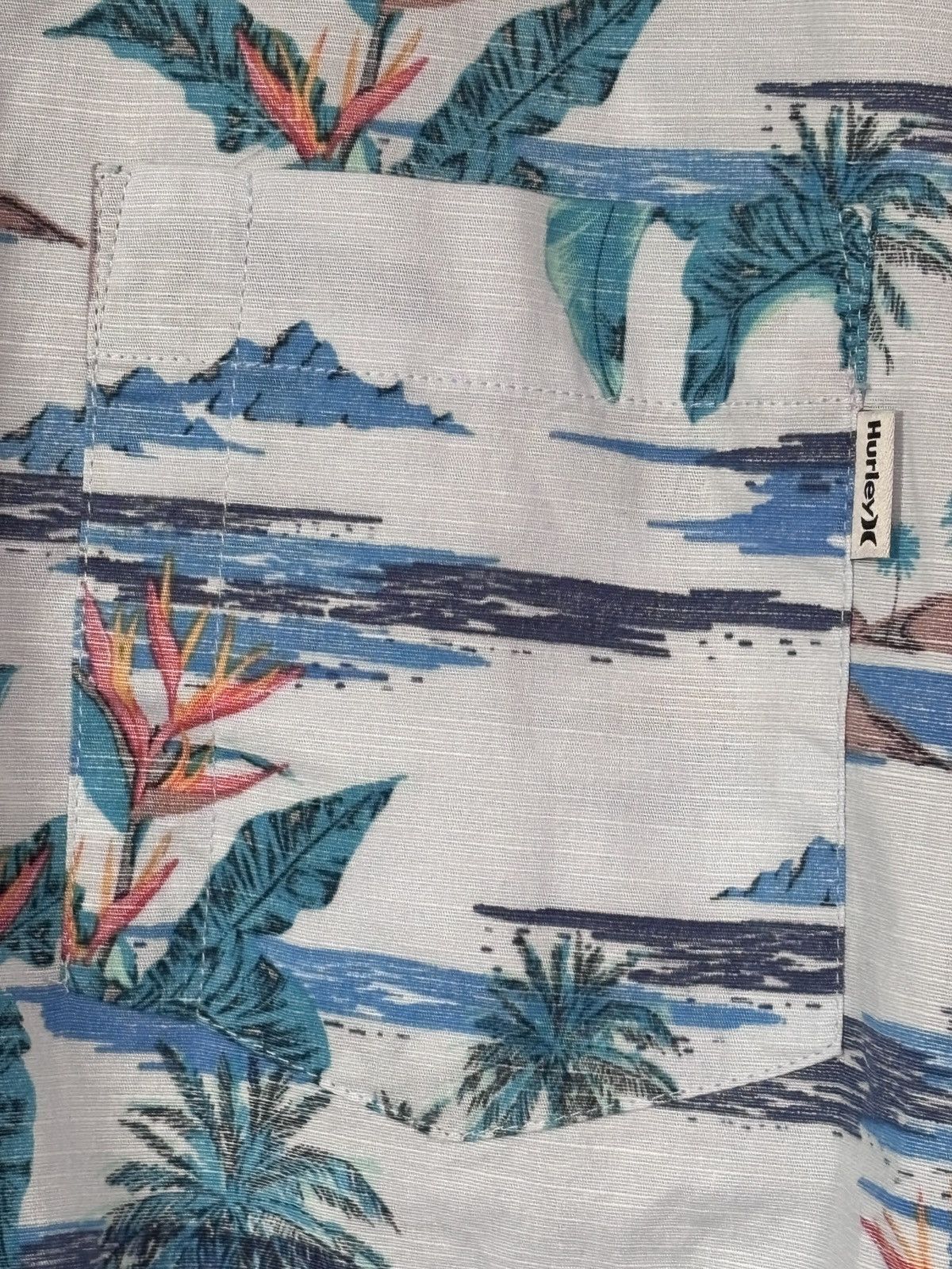 Hurley Hurley ONE AND ONLY LIDO STRETCH SHORT SLEEVE SHIRT Size US L / EU 52-54 / 3 - 5 Thumbnail