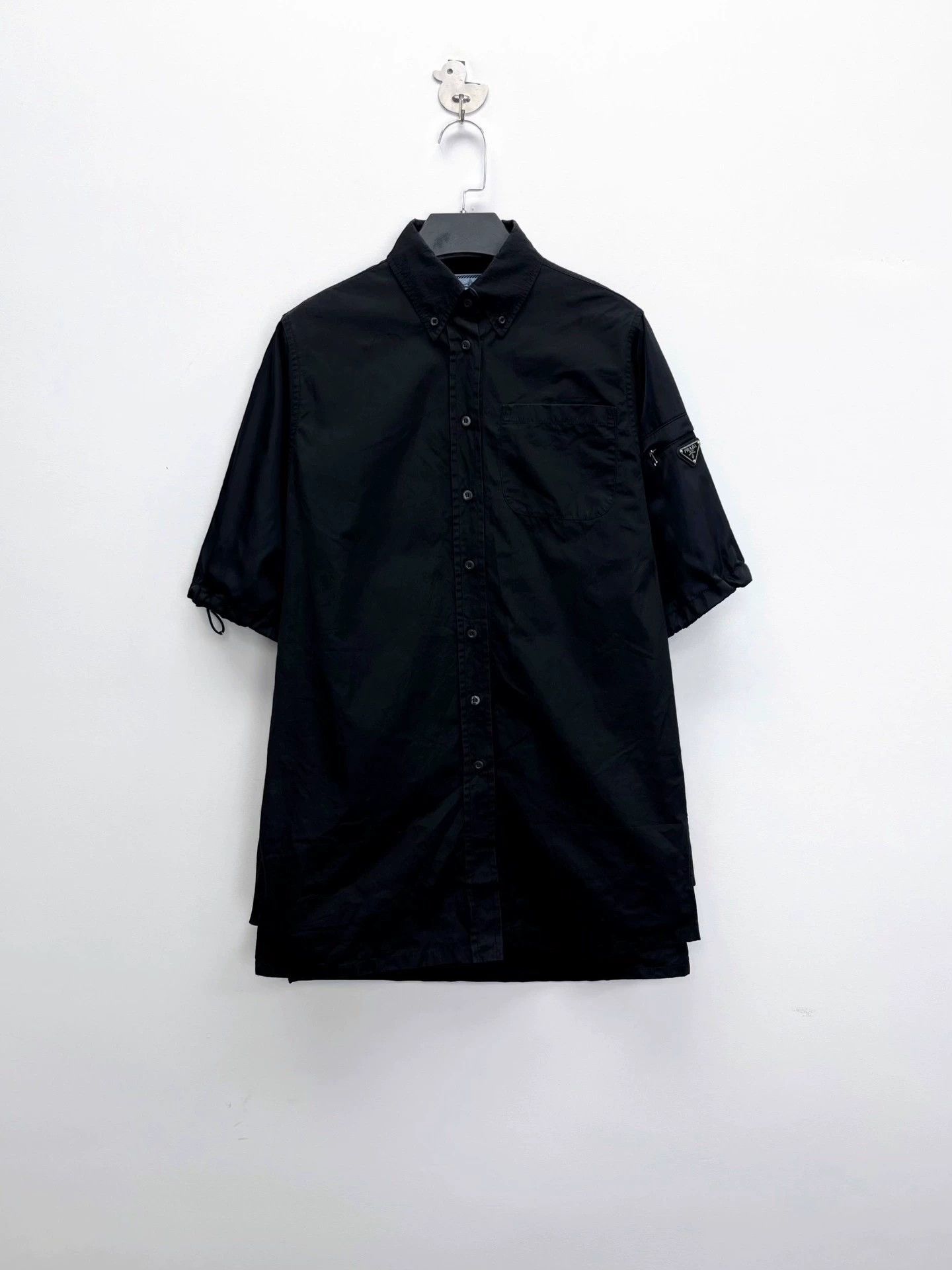 Prada Prada Re-Nylon Short Sleeve Shirt Jacket Size US M / EU 48-50 / 2 - 1 Thumbnail