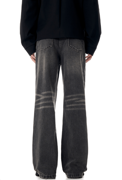 Japanese Brand × Vintage Street loose American street cleanfit straight flared jeans Size US 32 / EU 48 - 5 Thumbnail