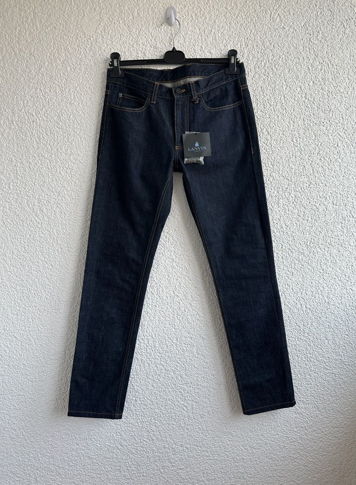 Lanvin Lanvin Paris Raw Denim Pants Jeans Slim Fit Brand New Size 29" - 1 Thumbnail